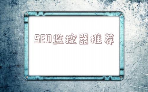 关于SEO监控器推荐的信息(seo监控软件)_seo黑帽排